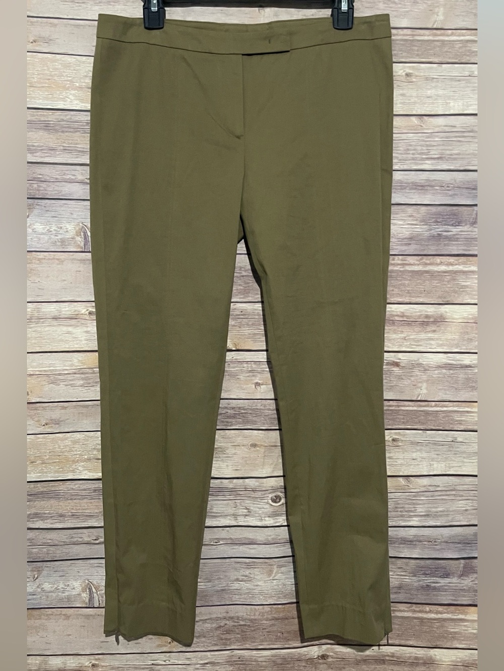 QL2 Quelledue Size 44 Khaki Luxury Ankle Pants US 8